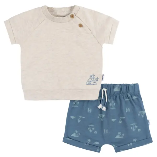 Baby Boy Shirt & Shorts Set